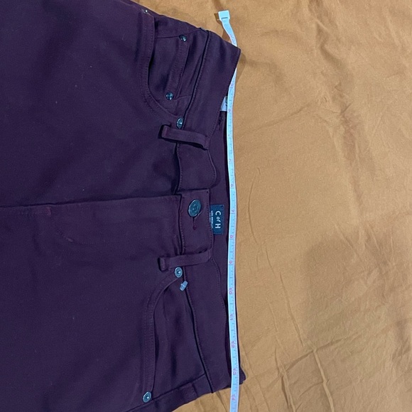 Citizens of Humanity Rocket Crop High Rise Skinny - Burgundy (27) - Picture 4 of 5